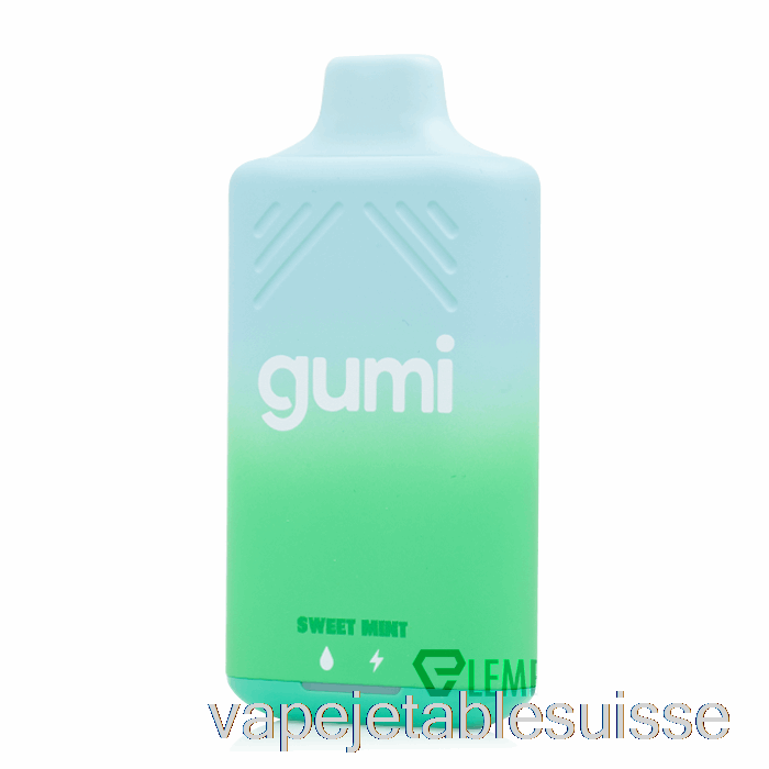 Vape Suisse Gumi Bar 8000 Menthe Douce Jetable